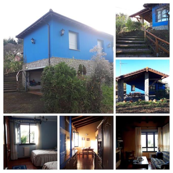 La Casa Azul De Lua Un Lugar Magico Villa Juncedo Eksteriør bilde